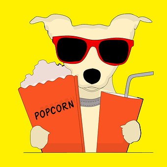 watching movies 